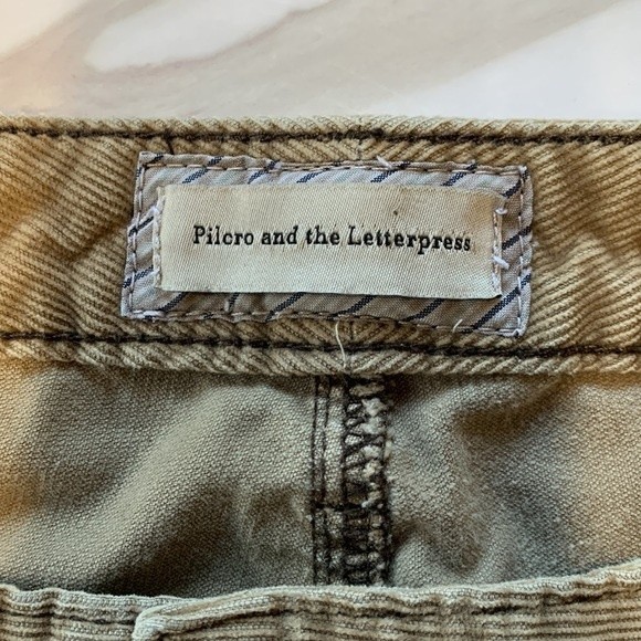 Pilcro and the letterpress | Anthropologie Vintage Slim Brown Corduroy Pants 31 - Picture 3 of 5